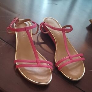 Talbots Pink Strappy Sandals